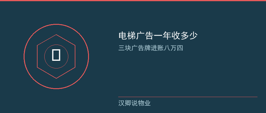 电梯广告一年能收多少钱