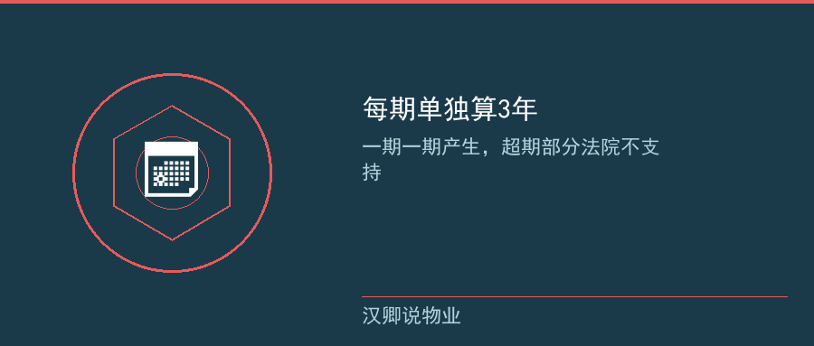 每期单独算3年