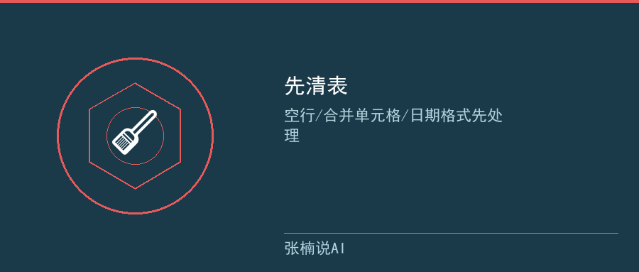 用AI给原始流水做清表体检